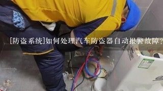 [防盗系统]如何处理汽车防盗器自动报警故障？