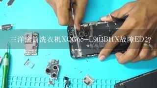 三洋滚筒洗衣机XQG65-L903BHX故障ED2？