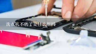 洗衣机不转了是什么原因