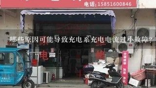 哪些原因可能导致充电系充电电流过小故障？