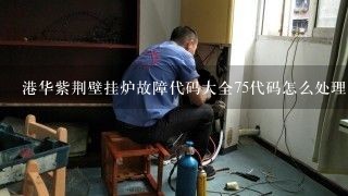 港华紫荆壁挂炉故障代码大全75代码怎么处理