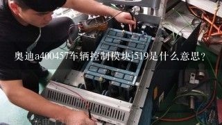 奥迪a400457车辆控制模块j519是什么意思？