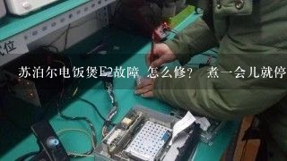 苏泊尔电饭煲E2故障 怎么修？ 煮一会儿就停