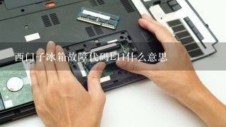 西门子冰箱故障代码E11什么意思