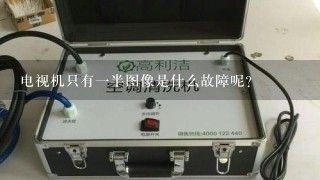 电视机只有一半图像是什么故障呢？