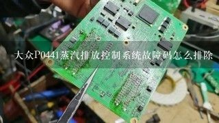 大众P0441蒸汽排放控制系统故障码怎么排除